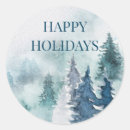Search for winter pine stickers Blue
