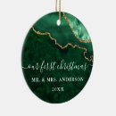 Search for marble christmas tree decorations Just married