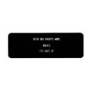 Search for urban return address labels Modern