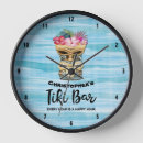 Search for tiki bar clocks Island