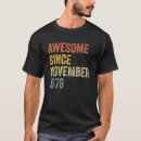 Search for november birthday tshirts 1976