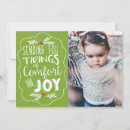 Search for tidings of comfort and joy christmas cards Green