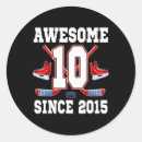 Search for 10 year old stickers Celebration