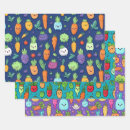 Search for veggie wrapping paper Cute
