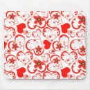 Search for red hearts mouse mats Flowers
