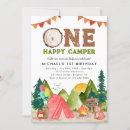 Search for backyard sleepover invitations One happy camper