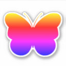 Search for rainbow butterfly stickers Cute