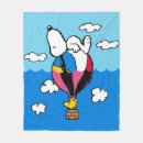 Search for hot air balloon blankets Snoopy
