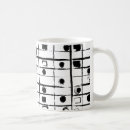 Search for black and white square pattern mugs Abstract
