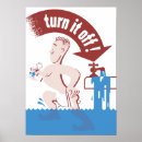 Search for water conservation posters Wwii