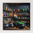 Search for magic witch puzzles Black cat