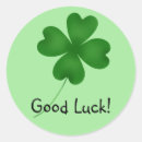 Search for good luck stickers Four leaf clover