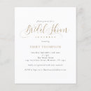 Search for bridal shower invitations Gold