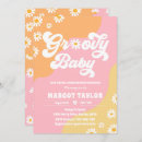 Search for groovy baby shower invitations Hippie
