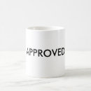 Search for approved mugs Approval