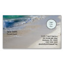 Search for beach scene business cards Travel agency