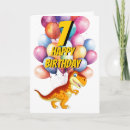 Search for boy 7th birthday cards Dinosaur