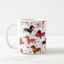 Search for dachshund valentine mugs Pink