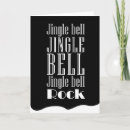 Search for jingle bell rock cards Typography