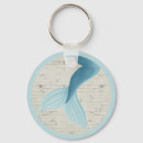 Search for mermaid art key rings Blue