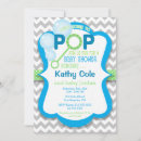 Search for blue green chevron baby shower invitations Grey