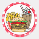 Search for funny burger stickers Cute