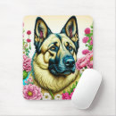 Search for german shepherd mouse mats Flowers