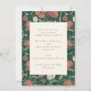 Search for red green christmas invitations Simple