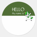 Search for name day stickers Green