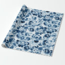 Search for dark blue wrapping paper Floral