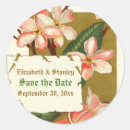 Search for vintage save the date stickers Floral