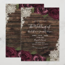 Search for burgundy roses invitations Modern
