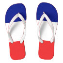 Search for red white and blue flipflops Travel