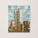 Search for twin towers puzzles America