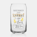 Search for 21st birthday beer glasses Cheers and beers