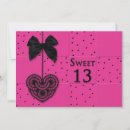 Search for sweet 13 birthday invitations 13th