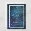 Search for stars engagement party invitations Purple