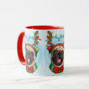 Search for christmas pug mugs Dog