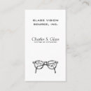 Search for optical business cards Spectacles