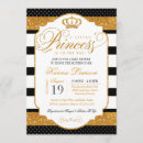 Search for black white and gold baby shower invitations Glitter