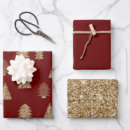 Search for christmas red glitter wrapping paper Gold