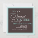 Search for feminine sweet 16 invitations Girly