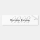 Search for monogrammed bumper stickers For him
