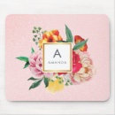 Search for pink peony mouse mats Feminine