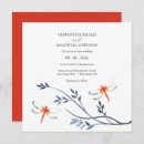 Search for dragonflies wedding invitations Watercolor