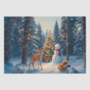 Search for snowman tissue paper Christmas tree