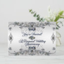 Search for diamond wedding anniversary invitations Silver