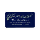 Search for navy return address labels Eucalyptus