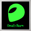 Search for alien head posters Space