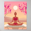 Search for yoga meditation posters Lotus pose
